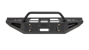 Fab Fours DR19-RS4462-1 Dodge Ram 2500/3500 HD 2019-2021 Red Steel Winch Front Bumper Pre-Runner Guard - BumperStock