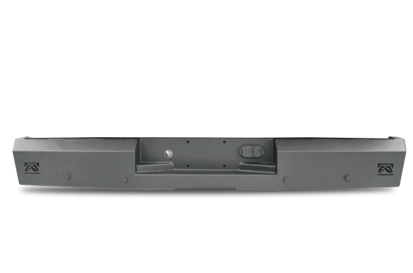 Fab Fours DR19 - RT4250 - 1 Ram 1500 2019 - 2024 Red Steel Rear Bumper - Rugged Truck Gear
