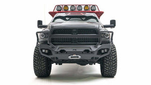 Fab Fours DR19-X4450-1 Dodge Ram 2500/3500 HD 2019-2021 Matrix Front Bumper Winch Ready Full Guard-BumperStock