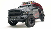 Fab Fours DR19 - X4450 - 1 Ram 2500/3500 2019 - 2024 Matrix Front Bumper Winch Ready Full Guard - Rugged Truck Gear