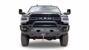 Fab Fours DR19-X4452-1 Dodge Ram 2500/3500 HD 2019-2021 Matrix Front Bumper Winch Ready Pre-Runner Guard-BumperStock