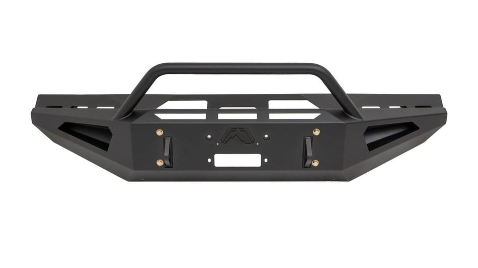 Fab Fours DR94 - RS1562 - 1 Dodge Ram 2500/3500 HD 1994 - 2002 Red Steel Winch Front Bumper Pre - Runner Guard - Rugged Truck Gear