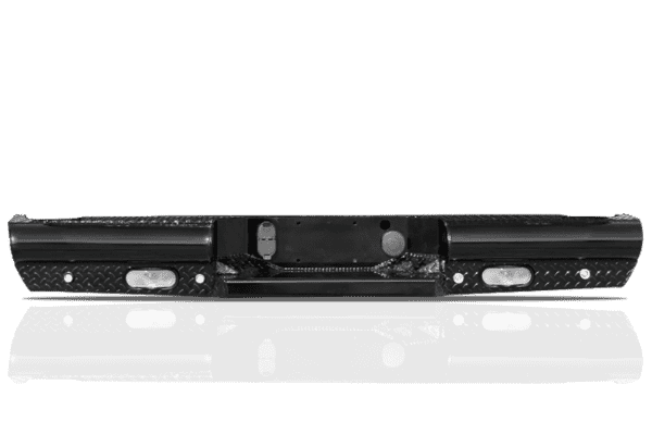 Fab Fours DR94 - T1650 - 1 Dodge Ram 2500/3500 HD 1994 - 2002 Black Steel Rear Bumper - Rugged Truck Gear