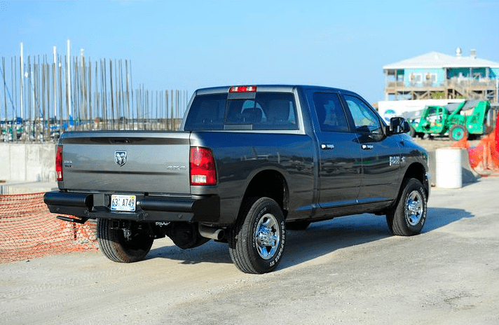 Fab Fours DR94 - U1650 - 1 Dodge Ram 2500/3500 HD 1994 - 2002 Black Steel Elite Rear Bumper - Rugged Truck Gear