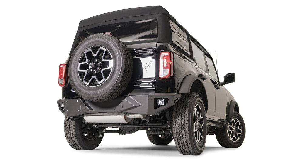 Fab Fours FB21 - E5251 - 1 Ford Bronco 2021 - 2024 Vengeance Rear Bumper - Rugged Truck Gear
