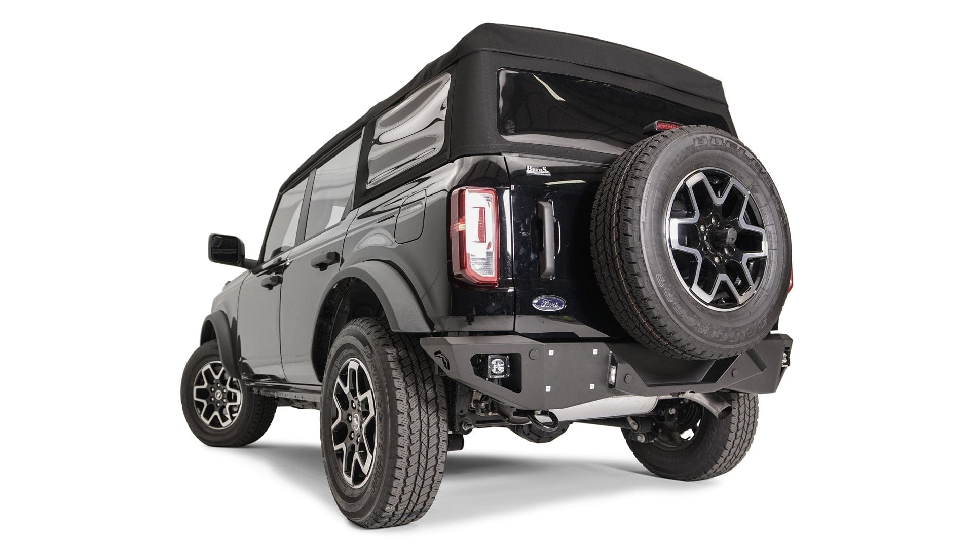 Fab Fours FB21 - E5251 - 1 Ford Bronco 2021 - 2024 Vengeance Rear Bumper - Rugged Truck Gear