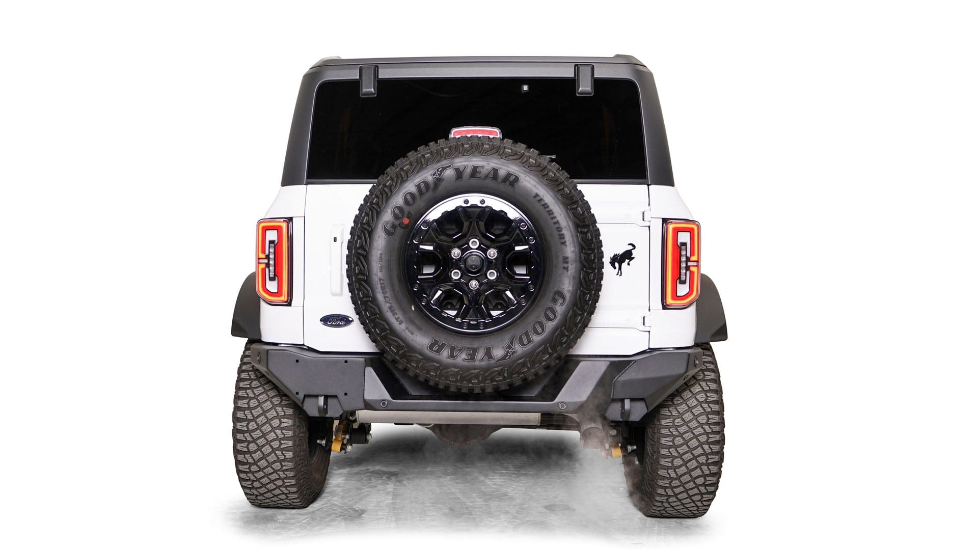 Fab Fours FB21 - Y5251 - 1 Ford Bronco 2021 - 2024 Premium Rear Bumper - Rugged Truck Gear