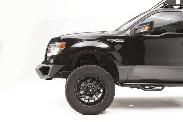 Fab Fours FF09 - D1951 - 1 Ford F150 2009 - 2014 Vengeance Front Bumper No Guard - Rugged Truck Gear
