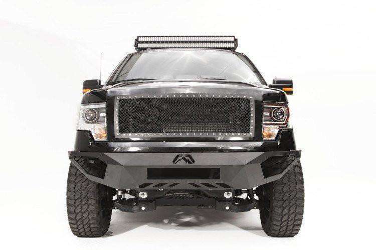 Fab Fours FF09 - D1951 - 1 Ford F150 2009 - 2014 Vengeance Front Bumper No Guard - Rugged Truck Gear