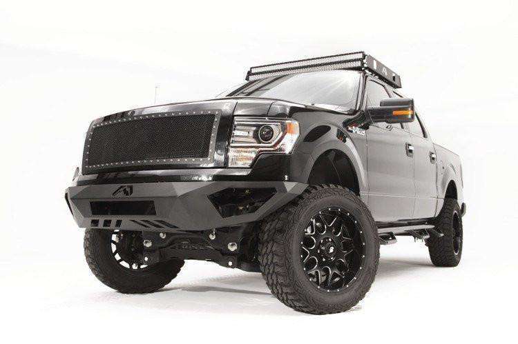 Fab Fours FF09 - D1951 - 1 Ford F150 2009 - 2014 Vengeance Front Bumper No Guard - Rugged Truck Gear