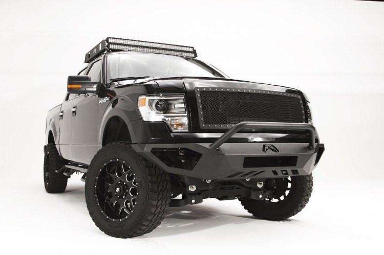 Fab Fours FF09 - D1952 - 1 Ford F150 2009 - 2014 Vengeance Front Bumper Pre - Runner Guard - Rugged Truck Gear