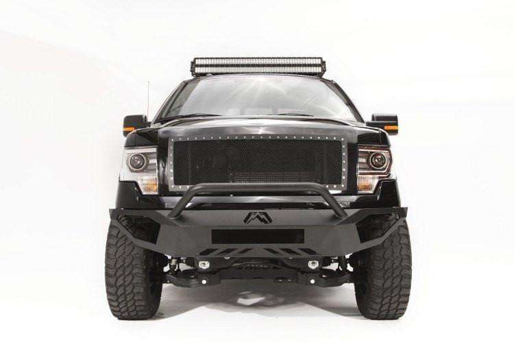 Fab Fours FF09-D1952-1 Ford F150 2009-2014 Vengeance Front Bumper Pre-Runner Guard-BumperStock