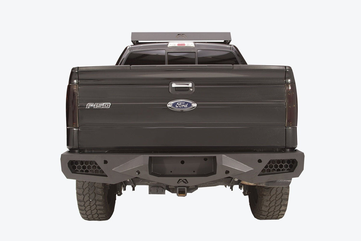 Fab Fours FF09-E1751-1 Ford F150 2009-2014 Vengeance Rear Bumper - Rugged Truck Gear