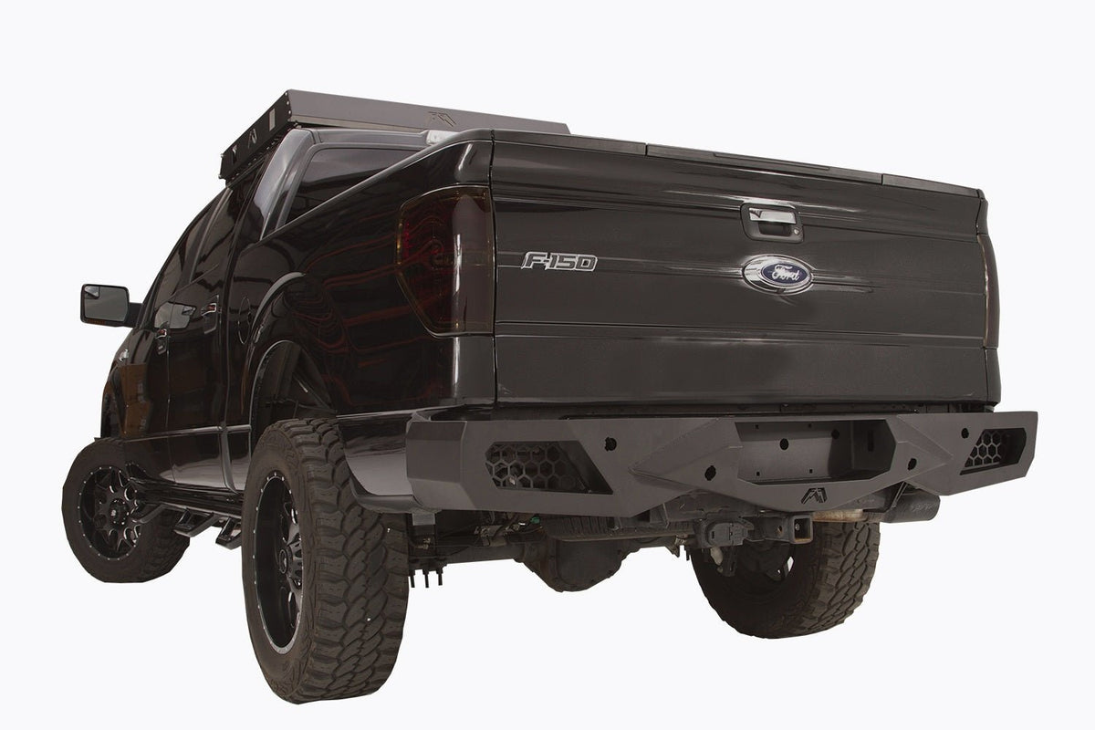 Fab Fours FF09-E1751-1 Ford F150 2009-2014 Vengeance Rear Bumper - Rugged Truck Gear