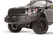 Fab Fours FF09 - H1951 - 1 Ford F150 2009 - 2014 Premium Front Bumper Winch Ready No Guard - Rugged Truck Gear