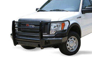 Fab Fours FF09 - K1960 - 1 Ford F150 2009 - 2014 Black Steel Front Bumper Full Guard - Rugged Truck Gear
