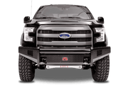 Fab Fours FF09 - K1961 - 1 Ford F150 2009 - 2014 Black Steel Front Bumper No Guard - Rugged Truck Gear