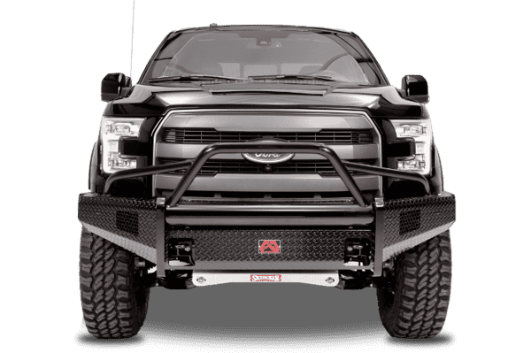 Fab Fours FF09 - K1962 - 1 Ford F150 2009 - 2014 Black Steel Front Bumper Pre - Runner Guard - Rugged Truck Gear
