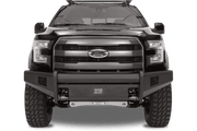 Fab Fours FF09 - R1961 - 1 Ford F150 2009 - 2014 Black Steel Elite Front Bumper No Guard - Rugged Truck Gear