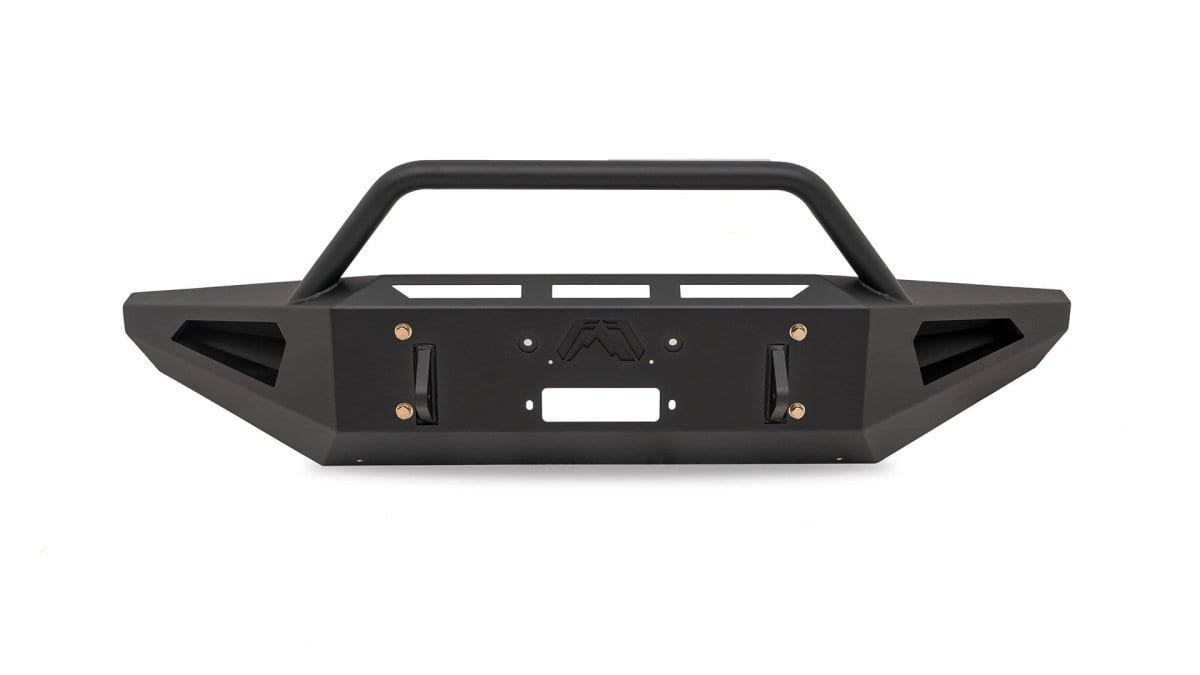 Fab Fours FF09 - RS1762 - 1 Ford F150 2009 - 2014 Red Steel Winch Front Bumper Pre - Runner Guard - Rugged Truck Gear