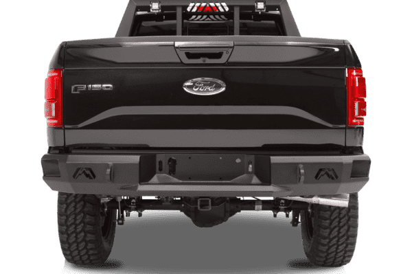 Fab Fours FF09-W1750-1 Ford F150 2009-2014 Premium Rear Bumper Non-Sensor-BumperStock