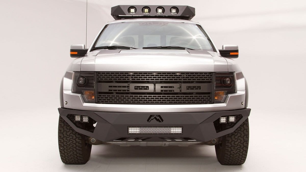 Fab Fours FF10 - D1961 - 1 Ford Raptor 2010 - 2014 Vengeance Front Bumper No Guard - Rugged Truck Gear
