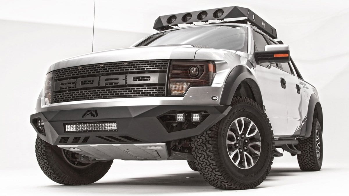 Fab Fours FF10 - D1961 - 1 Ford Raptor 2010 - 2014 Vengeance Front Bumper No Guard - Rugged Truck Gear