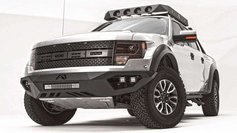 Fab Fours FF10 - D1961 - 1 Ford Raptor 2010 - 2014 Vengeance Front Bumper No Guard - Rugged Truck Gear