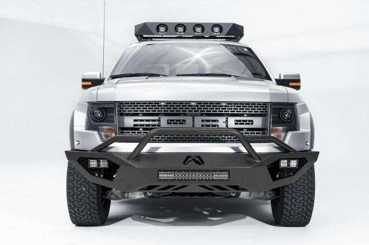 Fab Fours FF10-D1962-1 Ford Raptor 2010-2014 Vengeance Front Bumper Pre-Runner Guard-BumperStock