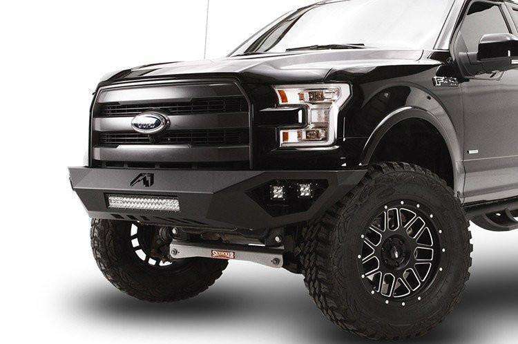 Fab Fours FF15 - D3251 - 1 Ford F150 2015 - 2017 Vengeance Front Bumper No Guard - Rugged Truck Gear