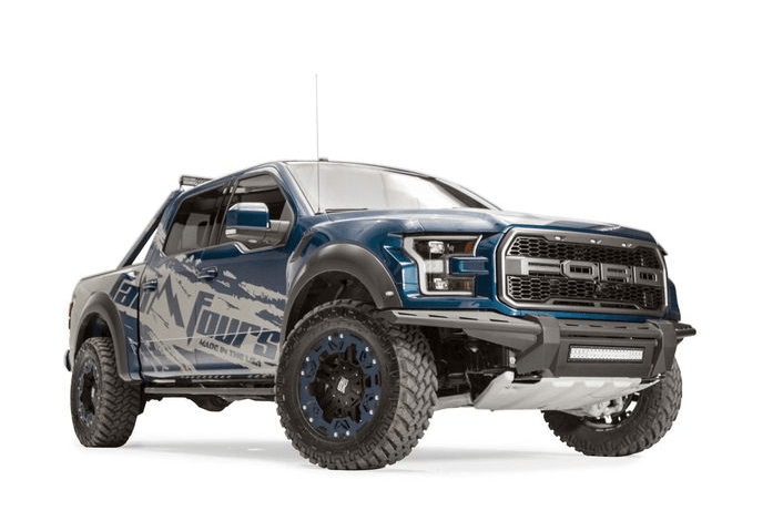 Fab Fours FF15 - D3271 - 1 Ford F150 2015 - 2017 Aero Front Bumper No Guard - Rugged Truck Gear