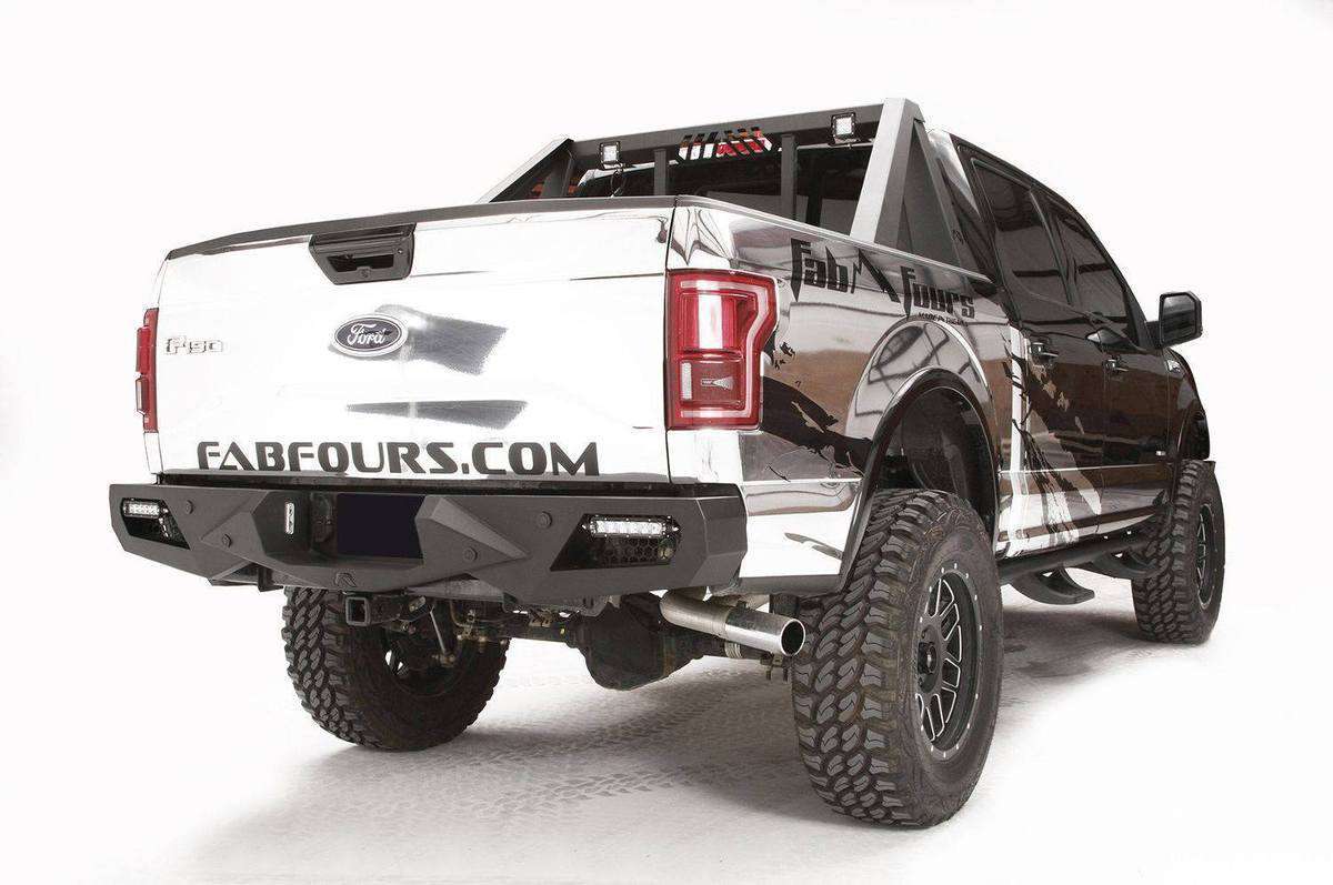 Fab Fours FF15 - E3251 - 1 Ford F150 2015 - 2020 Vengeance Rear Bumper - Rugged Truck Gear