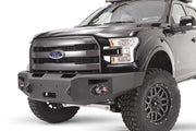 Fab Fours FF15 - H3251 - 1 Ford F150 2015 - 2017 Premium Front Bumper Winch Ready No Guard - Rugged Truck Gear