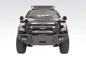 Fab Fours FF15-H3252-1 Ford F150 2015-2017 Premium Front Bumper Winch Ready Pre-Runner Guard-BumperStock