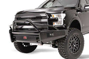 Fab Fours FF15 - K3252 - 1 Ford F150 2015 - 2017 Black Steel Front Bumper Pre - Runner Guard - Rugged Truck Gear