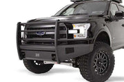 Fab Fours FF15 - R3250 - 1 Ford F150 2015 - 2017 Black Steel Elite Front Bumper Full Guard - Rugged Truck Gear