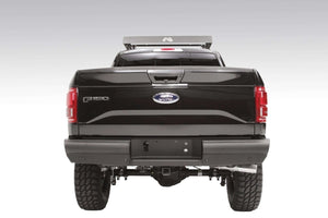 Fab Fours FF15-U3250-1 Ford F150 2015-2020 Black Steel Elite Rear Bumper-BumperStock