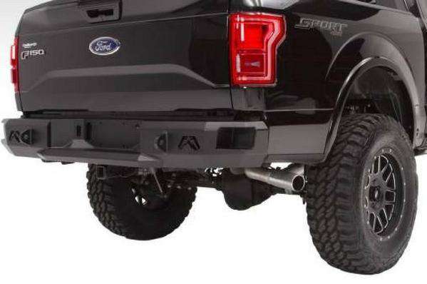 Fab Fours FF15 - W3250 - 1 Ford F150 2015 - 2020 Premium Rear Bumper Non - Sensor - Rugged Truck Gear