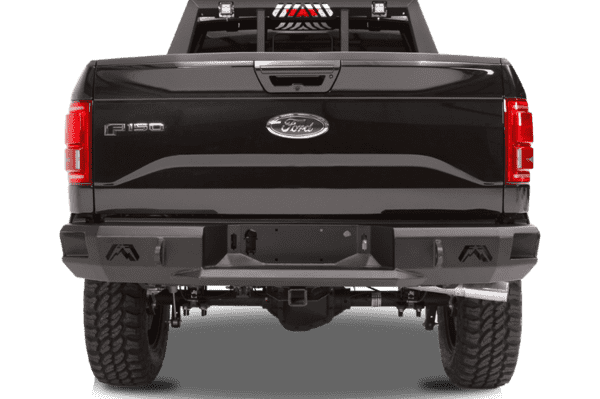 Fab Fours FF15 - W3250 - 1 Ford F150 2015 - 2020 Premium Rear Bumper Non - Sensor - Rugged Truck Gear