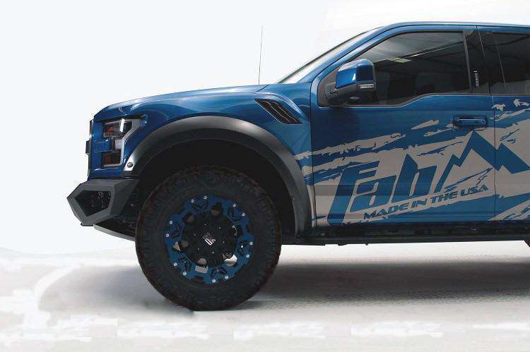 Fab Fours FF17 - D4351 - 1 Ford Raptor 2017 - 2020 Vengeance Front Bumper No Guard - Rugged Truck Gear