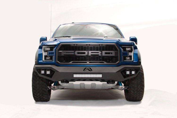 Fab Fours FF17 - D4351 - 1 Ford Raptor 2017 - 2020 Vengeance Front Bumper No Guard - Rugged Truck Gear
