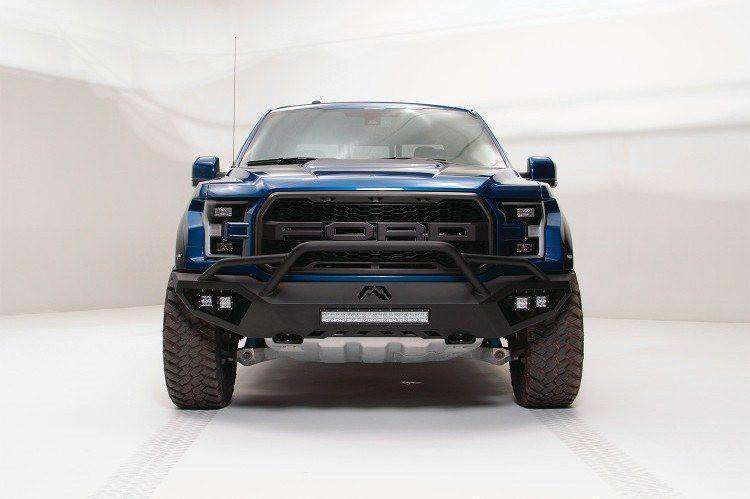 Fab Fours FF17-D4352-1 Ford Raptor 2017-2020 Vengeance Front Bumper Pre-Runner Guard-BumperStock