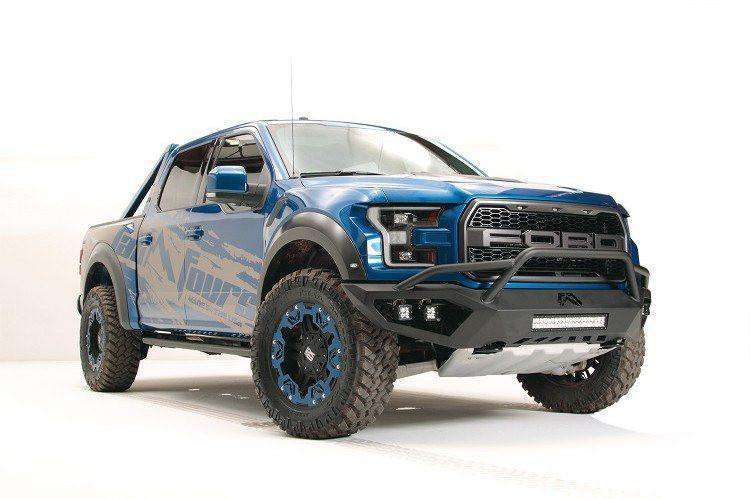 Fab Fours FF17-D4352-1 Ford Raptor 2017-2020 Vengeance Front Bumper Pre-Runner Guard-BumperStock