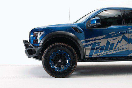 Fab Fours FF17 - D4352 - 1 Ford Raptor 2017 - 2020 Vengeance Front Bumper Pre - Runner Guard - Rugged Truck Gear