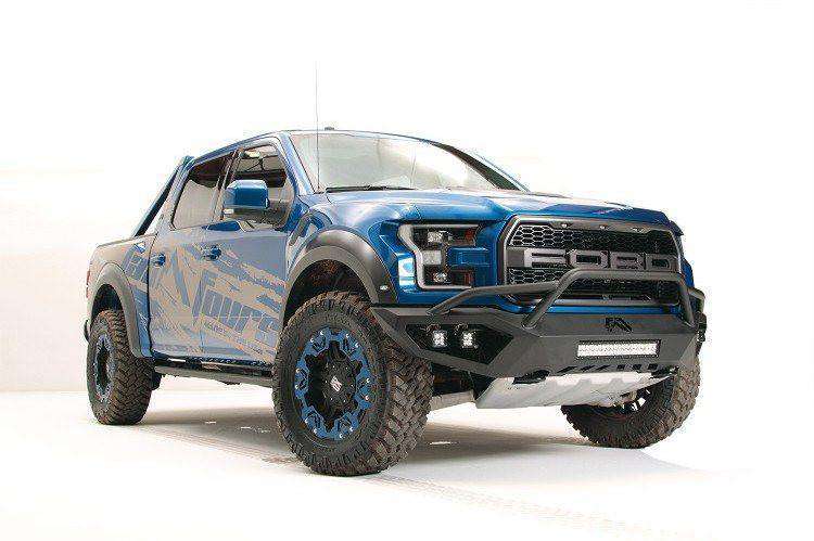 Fab Fours FF17 - D4352 - 1 Ford Raptor 2017 - 2020 Vengeance Front Bumper Pre - Runner Guard - Rugged Truck Gear