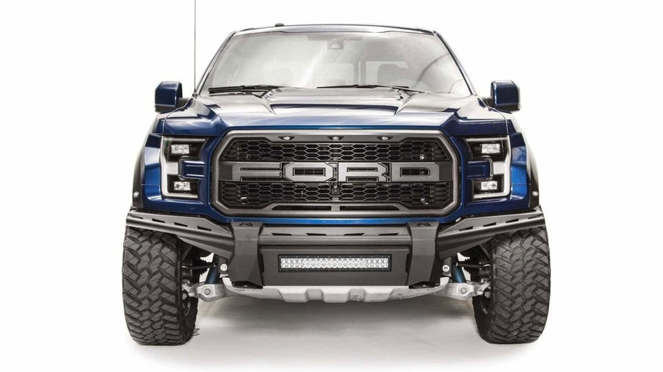 Fab Fours FF17 - D4371 - 1 Ford Raptor 2017 - 2020 Aero Front Bumper No Guard - Rugged Truck Gear