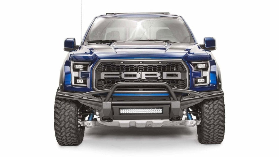 Fab Fours FF17 - D4372 - 1 Ford Raptor 2017 - 2020 Aero Front Bumper Pre - Runner Guard - Rugged Truck Gear