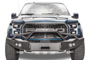 Fab Fours FF17 - H4352 - 1 Ford Raptor 2017 - 2020 Premium Front Bumper Winch Ready Pre - Runner Guard - Rugged Truck Gear