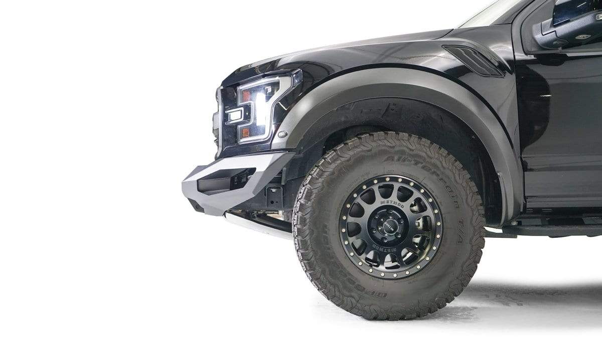 Fab Fours FF17 - X4351 - 1 Ford Raptor 2017 - 2020 Matrix Front Winch Bumper No Guard - Rugged Truck Gear