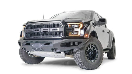 Fab Fours FF17 - X4351 - 1 Ford Raptor 2017 - 2020 Matrix Front Winch Bumper No Guard - Rugged Truck Gear